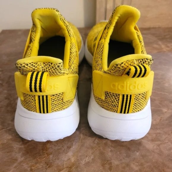 Adidas Cloudfoam Lite Racer Adapt Yellow Shoes - Picture 6 of 9